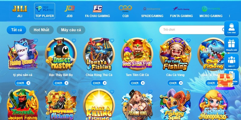 Bắn Cá RR88 - Phần Thưởng Lớn Đang Chờ Bạn Dưới Đại Dương 2 Các game bắn cá đa dạng chủ đề trên RR88 từ Top Player