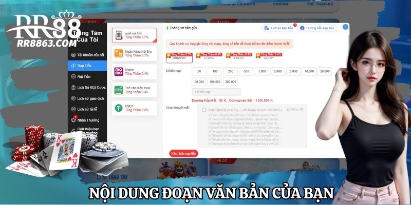 Nạp Tiền RR88 Thành Công 100% – Hướng Dẫn Từng Bước 5 Hướng dẫn nạp tiền RR88 bằng internet banking
